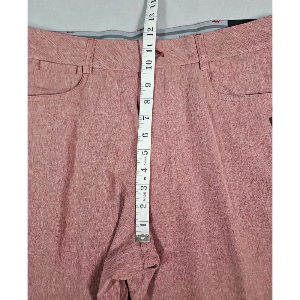 Walter Hagen Mens Maroon Perfect 11 Slim Fit Golf Pants Size 36 x 30 NWT